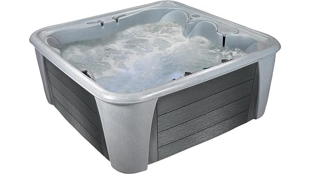 detailed review of waterfront hot tub